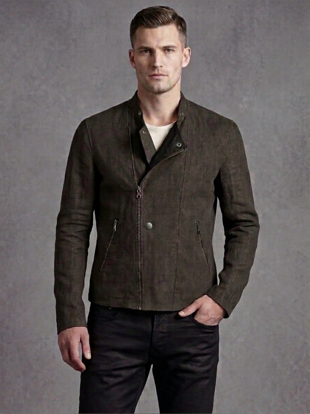 John Varvatos Moto Jacket medium